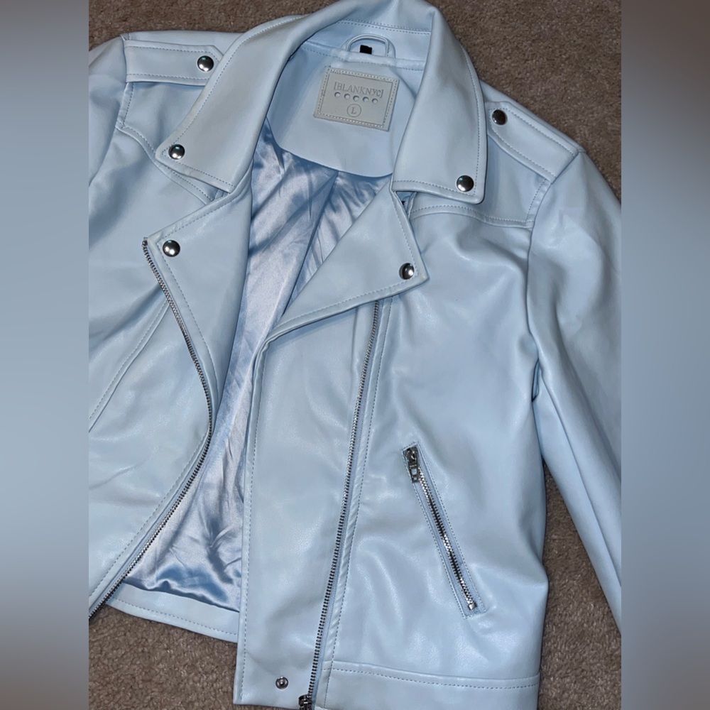 NWT BLANK NYC Faux Leather Moto Jacket